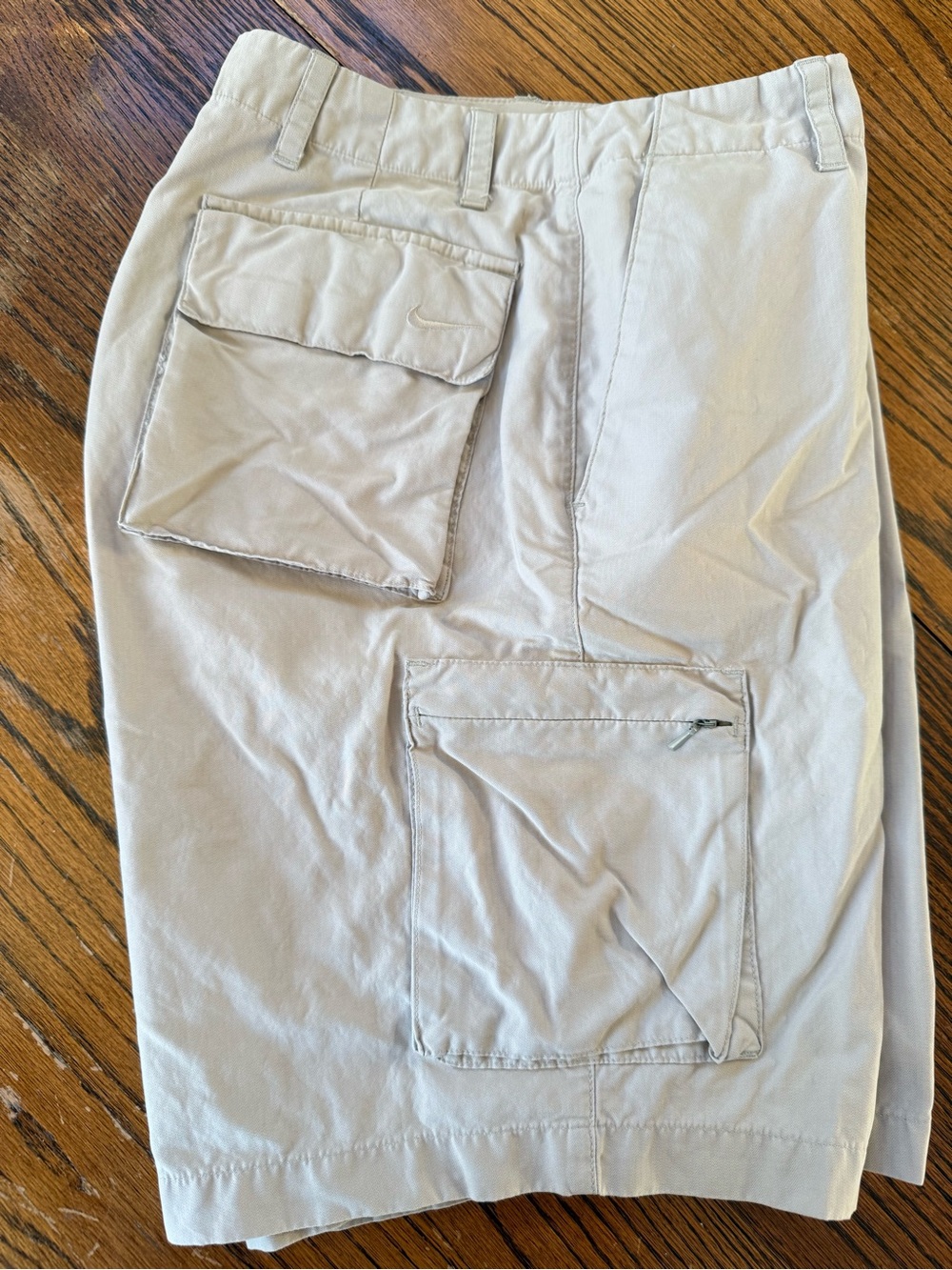 Men's Light Beige Cargo golf shorts - Casual Utility Shorts